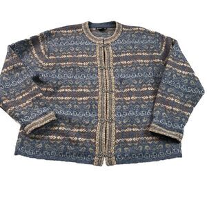 Vintage The Eagle's Eye Nordic Wool Sweater